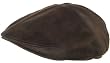 Cappello Faux Suede Ivy Scally Cap Brown 5 Point Irish Flat Driver Hat