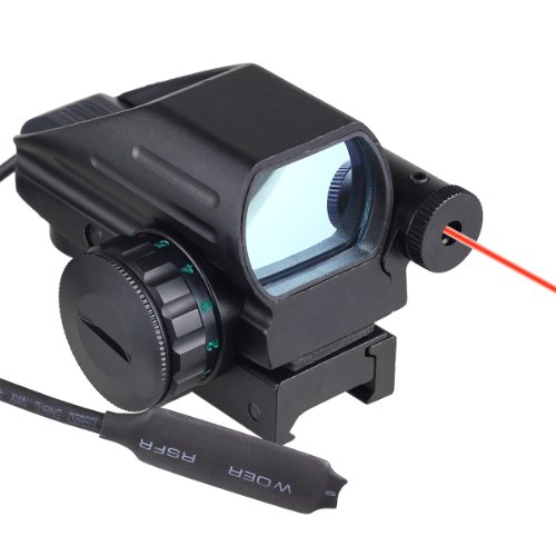 Image of VERY100 Holographic Laser Sight Scope Reflex 4 Red Green Dot Reticle Picatinny Rail