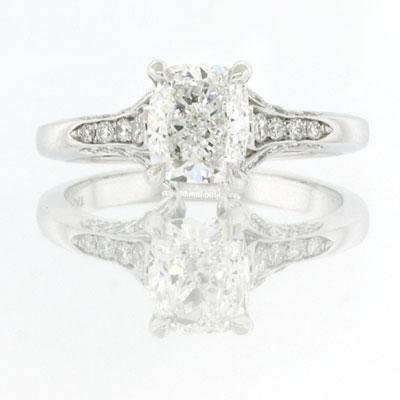 1.96ct Cushion Cut Diamond Engagement Anniversary 