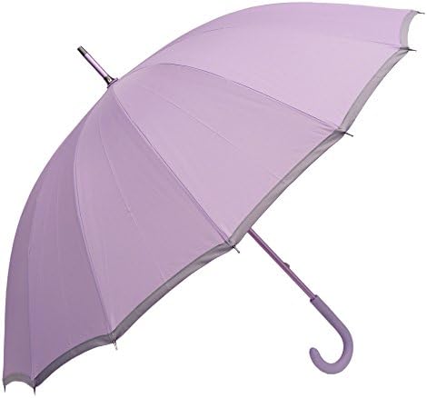 Guy de Jean WALKING Monochromatic Windproof Long Handle Umbrella - Lavender