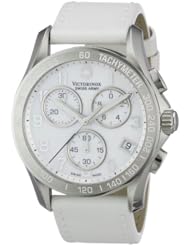 Victorinox Swiss Army Womens 241418 Classic White Mother-Of-Pearl Dial Watch