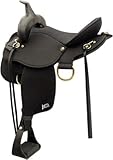 NEW ABETTA DELUXE TRAIL SADDLE WITH HORN, 17, REG TREE