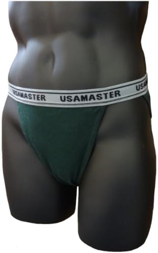 BRIEFS FOR MEN 100% COTTON 6-PIECE PACK (VERY SEXY) BY USA MASTER SIZE X-LARGE (FITS WAIST SIZE 38-40)