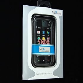 IVEA NEW GRAY CRYSTAL BACK SOFT case cover for Nokia Xpress Music 5800