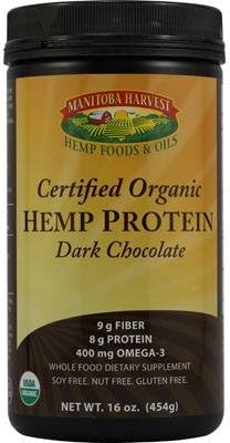 Hemp Protein, Organic, Dark Choc, 16 oz ( Multi-Pack)