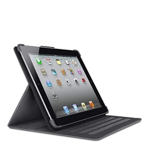 Cinema Leather Folio with Stand for New Apple iPad 3rd Generation, HD, 1080P, WiFi, 4G LTE, AT&T, Verizon