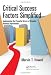 Critical Success Factors Simplified: Implementing the Powerful Drivers of Dramatic Business Improvement by Marvin T. Howell