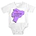 Onesie with map, guayaquil, vector