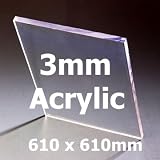 Greenhouses Online Shop Ranking 5. 2ft x 2ft x 3mm Acrylic (610 x 610mm)