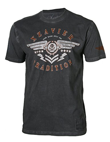 Xzavier Men's Dirty Dyed Graphic T-Shirts
