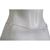 Sterling Silver Jewelry Belly Chains for Women Length 42.5 inches (b248)