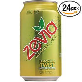 Zevia Natural Diet Soda, Twist, 12-Ounce Cans (Pack of 24)