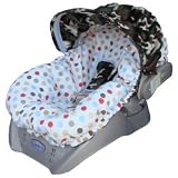 Cocoa Sky Dot Infant Car Seat Cover