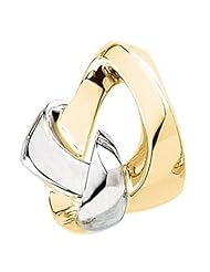 14K Two-Tone Gold Pendant/Slide -- LIFETIME WARRANTY