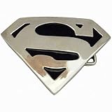 IMAGE OF Chrome Superman Belt Buckle