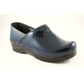 Sanita Professional in Blue Patent Leather
