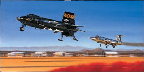 First Re-Entry by Mike Machat - North American X-15 - Joe Engle - Aviation Art