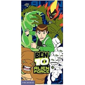 Ben 10 Ten Alien Force Bath Beach Towel Large Blue s *