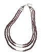 Garnet and Silver Necklace