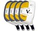 V-Series Square Hybrids 4-Club Set, Steel Shafted