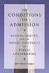 The Conditions for Admission: Access, Equity, and the Social Contract of Public Universities