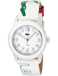 Lacoste Womens Graphic White and Green Watch 2000518