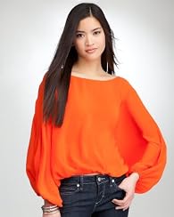 Flowing Dolman Silk Top