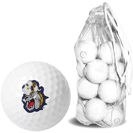 James Madison Dukes Jmu Ncaa Clear Pack 15 Golf Balls
