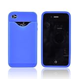 iPhone 4 Credit Card Case Blue