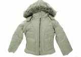Hawke & Co Infant Girl's Faux Fur Trim Hooded Coat