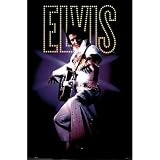 (24x36) Elvis Presley (White Suit) Music Poster Print