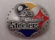 PITTSBURGH STEELERS (LIMITED EDITION) NFL LICENSED FOOTBALL BUCKLE