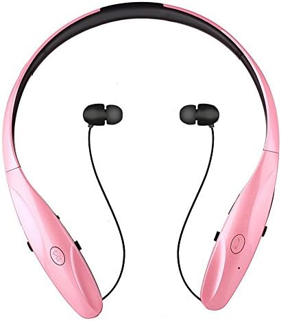 Bluetooth Headphone, Megedream Retractable Neckback Handsfree CVC6.0 Headsets Microphone Cal Multi-connection Up to 2 Devices Earphone for Iphone, Ipad, Androids and Other Bluetooth Device