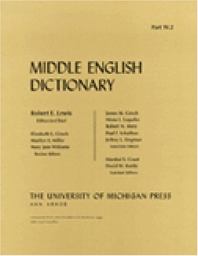 Middle English Dictionary (Volume W.2)