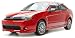 3dCarbon 691596 09-10 Ford Focus 2-Door Coupe 6-Piece Ground Effects Kit w/ Rear Deck...