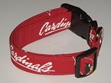 NFL Arizona Cardinals Football Dog Collar Red Style 2 X-Large 1"