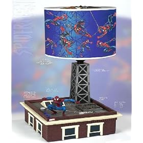 Spiderman Animated Lamp TS-L7374 by Custom Phones - Fun Home Products