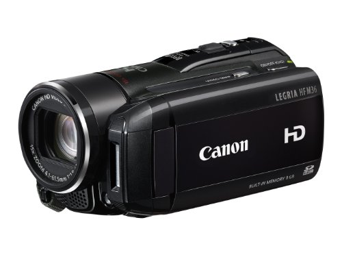 Canon LEGRIA HF M36 AVCHD-Camcorder (Dual-Flash-Memory, 15-fach opt. Zoom, 6,8 cm (2,7 Zoll) Display) schwarz
