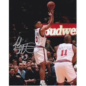  John Starks Autographed New York Knicks 8x10 Photo