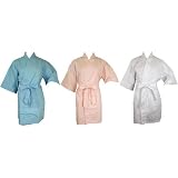 Short Travel Waffle Weave Robe