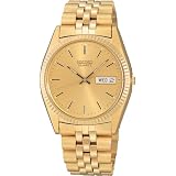 Seiko Men's Dress Gold-Tone Watch #SGF206
