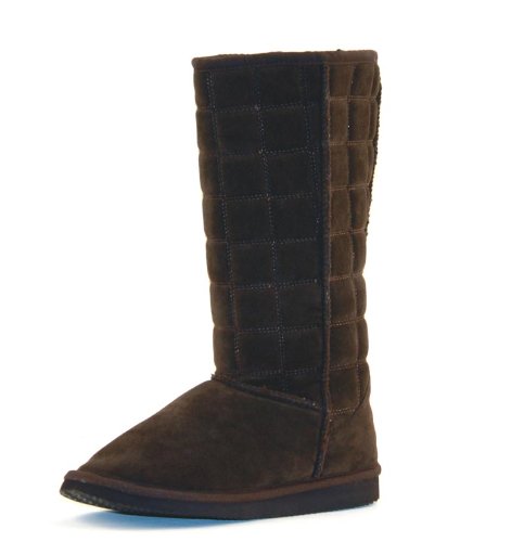 Luckers Ladies Checked Boots 802-2 Brown