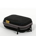 Photoprimus Kameratasche - Phototasche - Tasche 361 (Hartschale) Metallic-Schwarz. Perfekt in  Design und Funktion (inkl. Schultergurt und G&uuml;rtelschlaufe). F&uuml;r z.B. Casio FC100, EX-H10, Panasonic DMC-TZ7, TZ6, TZ5, TZ4, ZX1, LX3, Canon IXUS 120 IS, IXUS 100 IS, XS200 IS, IXUS 95 IS, IXUS 110 IS, PowerShot A1100 IS, Sony W220, W290