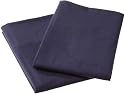 Pinzon 200-Gram Supima Flannel Standard Pillowcase, Navy Blue