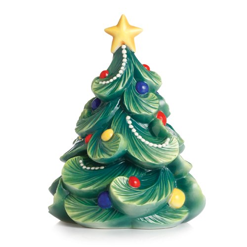 Franz Fine Porcelain Holiday Greetings *Christmas Tree* Figurine