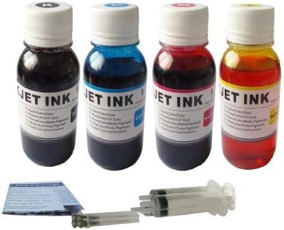 ND Brand Dinsink: 4X100ML refill ink for Brother LC41 LC51 LC61 LC71 LC75 LC79 LC101 LC103 LC105 LC107 The item with ND Logo!