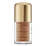 IMAN CC Correct & Cover Powder to Creme Concealer, Earth Medium 0.42 oz (4 g)