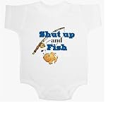 Shut up and Fish - Fishing, Boating and Surfing Baby Onesie