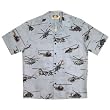 Top Quality Island Helicopter Hawaiian Aloha Shirt