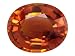 Jewelry : MIN 5.00CT 11X9MM OVAL SPESSARTITE GARNET